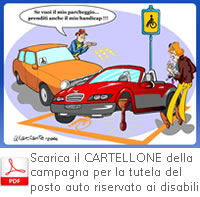 campagna parcheggio disabili