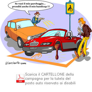 posto auto disabili campagna