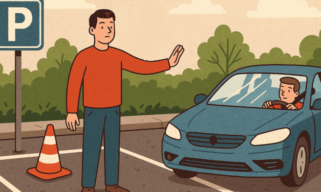 PRENOTARE UN PARCHEGGIO A PIEDI E’ LEGALE?