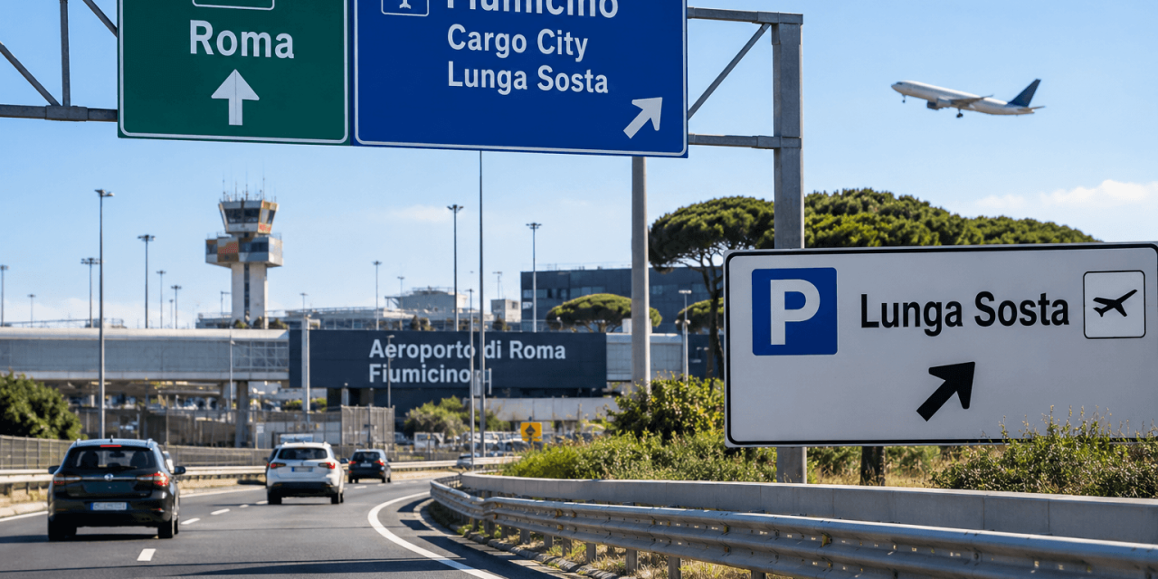 Fiumicino, nuovo svincolo per il parcheggio Lunga Sosta